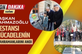 Başkan Tahmazoğlu Destansı Mücadelenin Kahramanlarını Andı