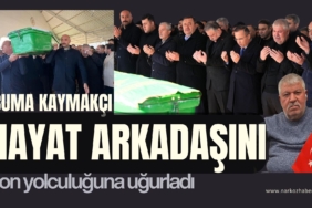 Cuma Kaymakçı Hayat Arkadaşını Son Yolculuğuna Uğurladı (2)