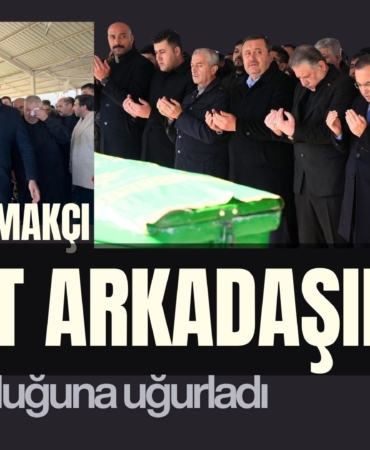 Cuma Kaymakçı Hayat Arkadaşını Son Yolculuğuna Uğurladı (2)