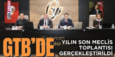 GTB’de yılın son meclis toplantısı gerçekleştirildi