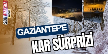 Gaziantep’e kar yağdı