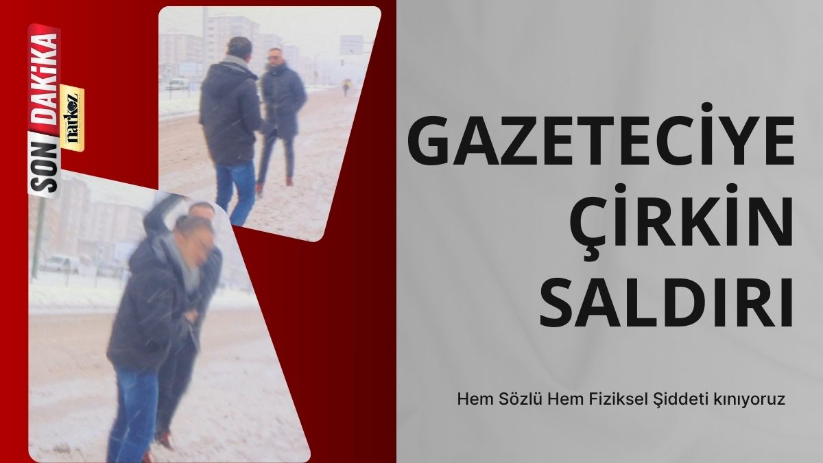 Gaziantep'te Canlı Yayın Hazırlığındaki Gazeteciye Çirkin Saldırı