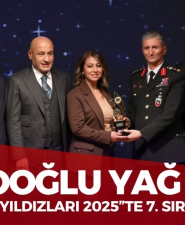 Kadoğlu Yağ “İhracatın Yıldızları 2025”te 7. Sırada