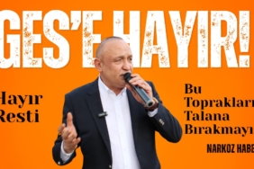 Meriç’ten GES Projesine Hayır Resti “Bu Toprakları Talana Bırakmayız!”