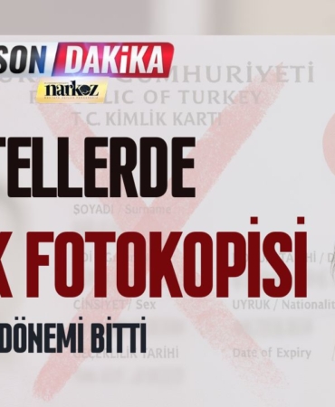 SON DAKİKA! Otellerde kimlik fotokopisi dönemi bitti!
