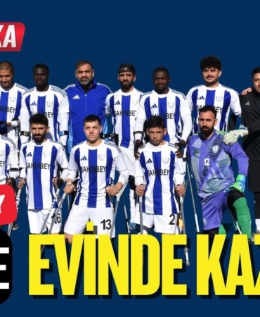 Şahinbey Ampute'den Evinde Net Galibiyet