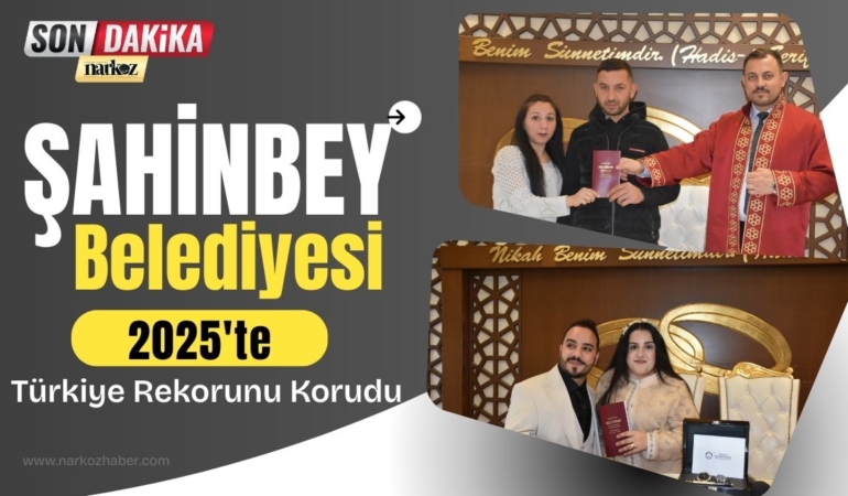 Şahinbey Belediyesi 2025'te Türkiye Rekorunu Korudu