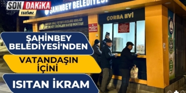 Şahinbey Belediyesi'nden Vatandaşın İçini Isıtan İkram