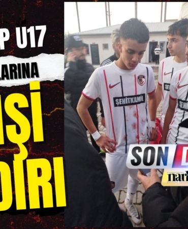 aziantep U17 Futbolculara saldırı
