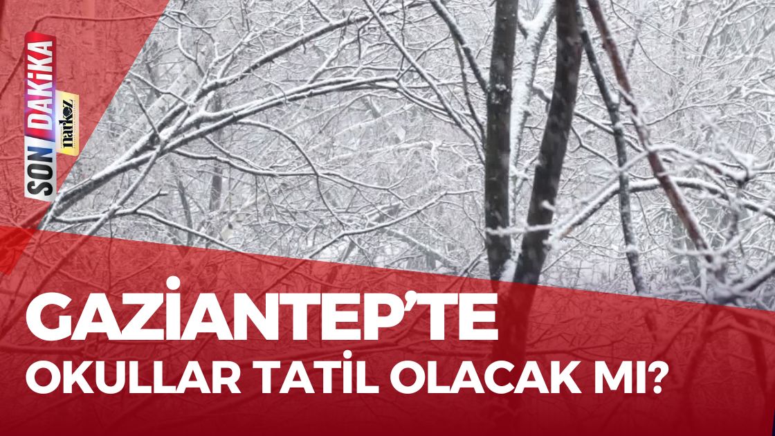 Gaziantep'te Kar Tatili Müjdesi