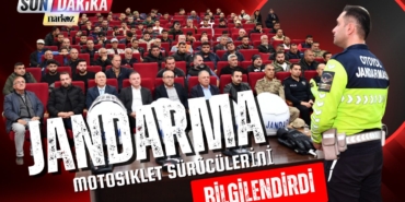 Jandarma'dan Nurdağı'nda Motosiklet Sürücülerine Hayat Kurtaran Eğitim ve 100 Kask Desteği