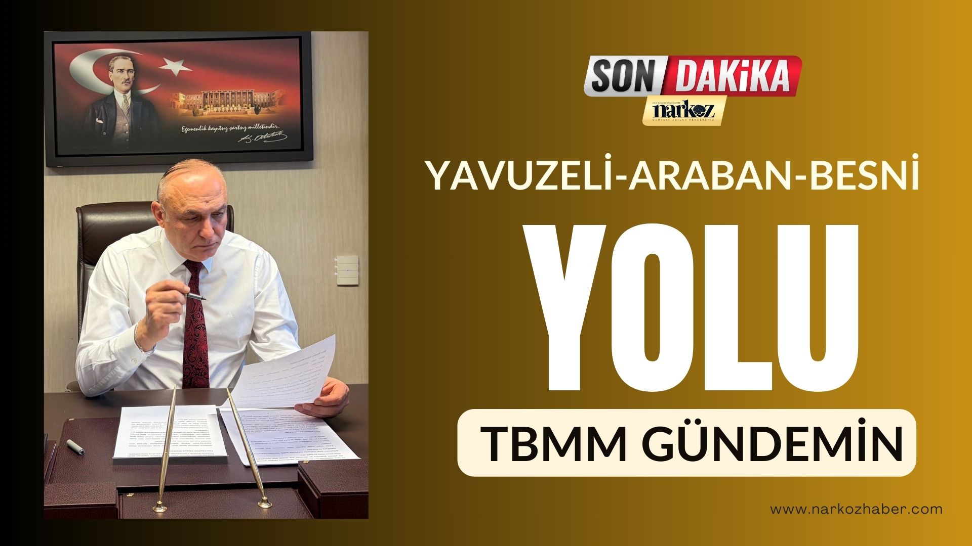 CHP'li Meriç bir türlü bitirilmeyen Yavuzeli-Araban-Besni yolunu TBMM gündemine taşıdı