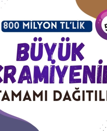 800 milyon TL’lik rekor büyük ikramiyenin tamamı dağıtıldı
