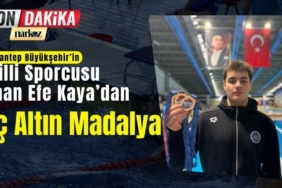 Gaziantep Büyükşehir’in Milli Sporcusu Kaan Efe Kaya’dan Üç Altın Madalya