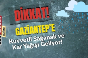Gaziantep İçin Kritik Uyarı Kuvvetli Sağanak ve Kar Yağışı Geliyor!