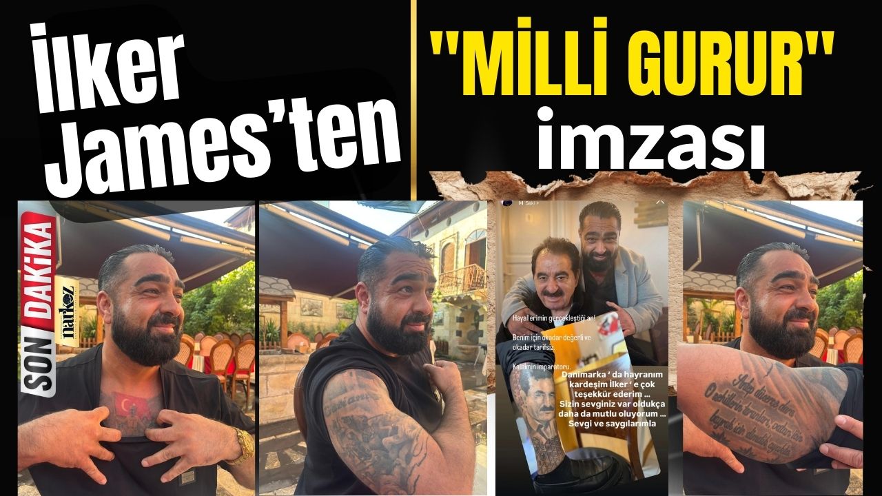 Gaziantepli Sanatçı İlker James’ten Vücuduna "Milli Gurur" İmzası!