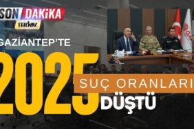Gaziantep'te 2025 Yılında Suç Oranı Düştü