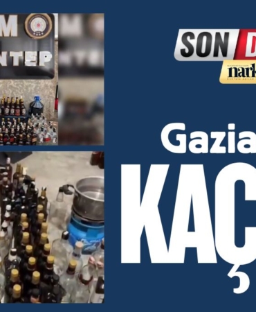 Gaziantep'te Kaçak İçki Operasyonu
