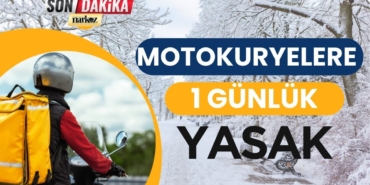 Gaziantep'te Motokurye Trafiğine Buzlanma Engeli Valilik Yasakladı!