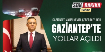 Gaziantep'te Yollar Açıldı Trafik Akışı Normale Dönüyor!