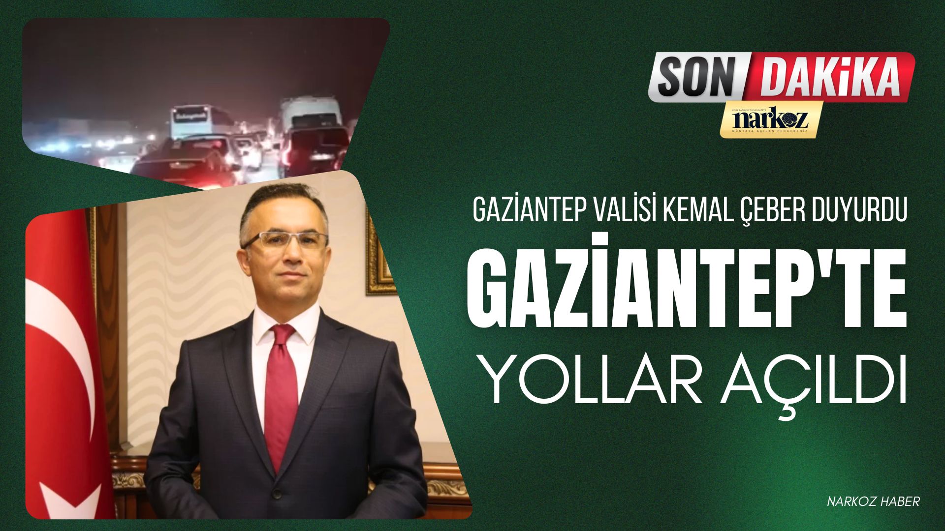 Gaziantep'te Yollar Açıldı Trafik Akışı Normale Dönüyor!