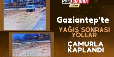 Gaziantep’te - yağoş-sonrası-yollar-çamurla-kaplandı