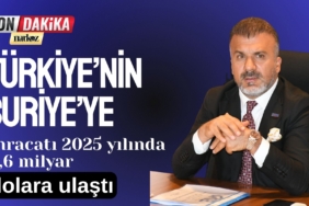 Türkiye’nin Suriye’ye ihracatı 2025 yılında 2,6 milyar dolara ulaştı
