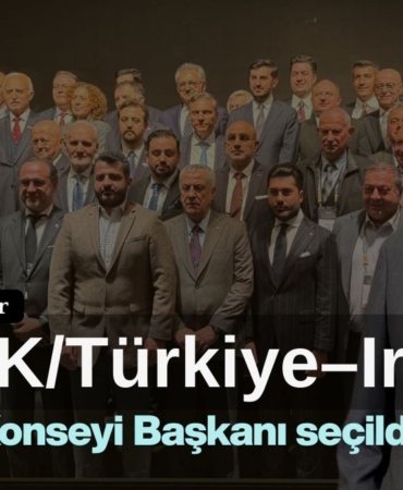 Halit Acar üçüncü kez DEİKTürkiye–Irak İş Konseyi Başkanı seçildi