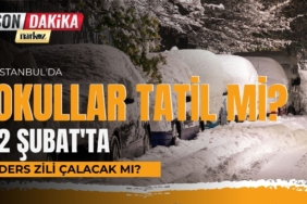 İstanbul'da Okullar Tatil mi 2 Şubat'ta Ders Zili Çalacak Mı