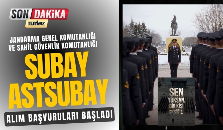 Jandarma ve Sahil Güvenlik'ten Dev Alım Binlerce Subay ve Astsubay Adayı Aranıyor!