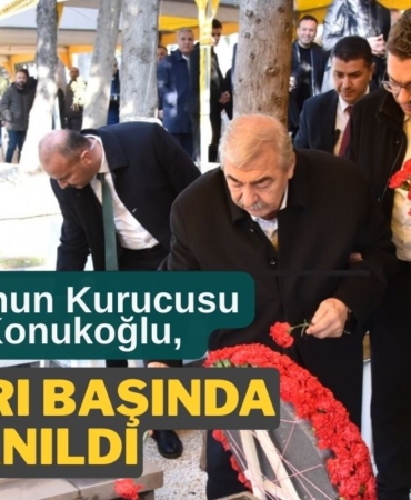 SANKO’nun Kurucusu Sani Konukoğlu, Mezarı Başında Anıldı