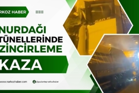 SON DAKİKA Nurdağı Tünellerinde Zincirleme Kaza! Yol Trafiğe Kapandı