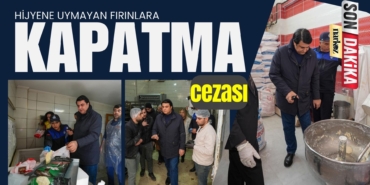 Şehitkamil’de Halk Sağlığını Tehdit Eden Fırınlara Kapatma Cezası Verildi