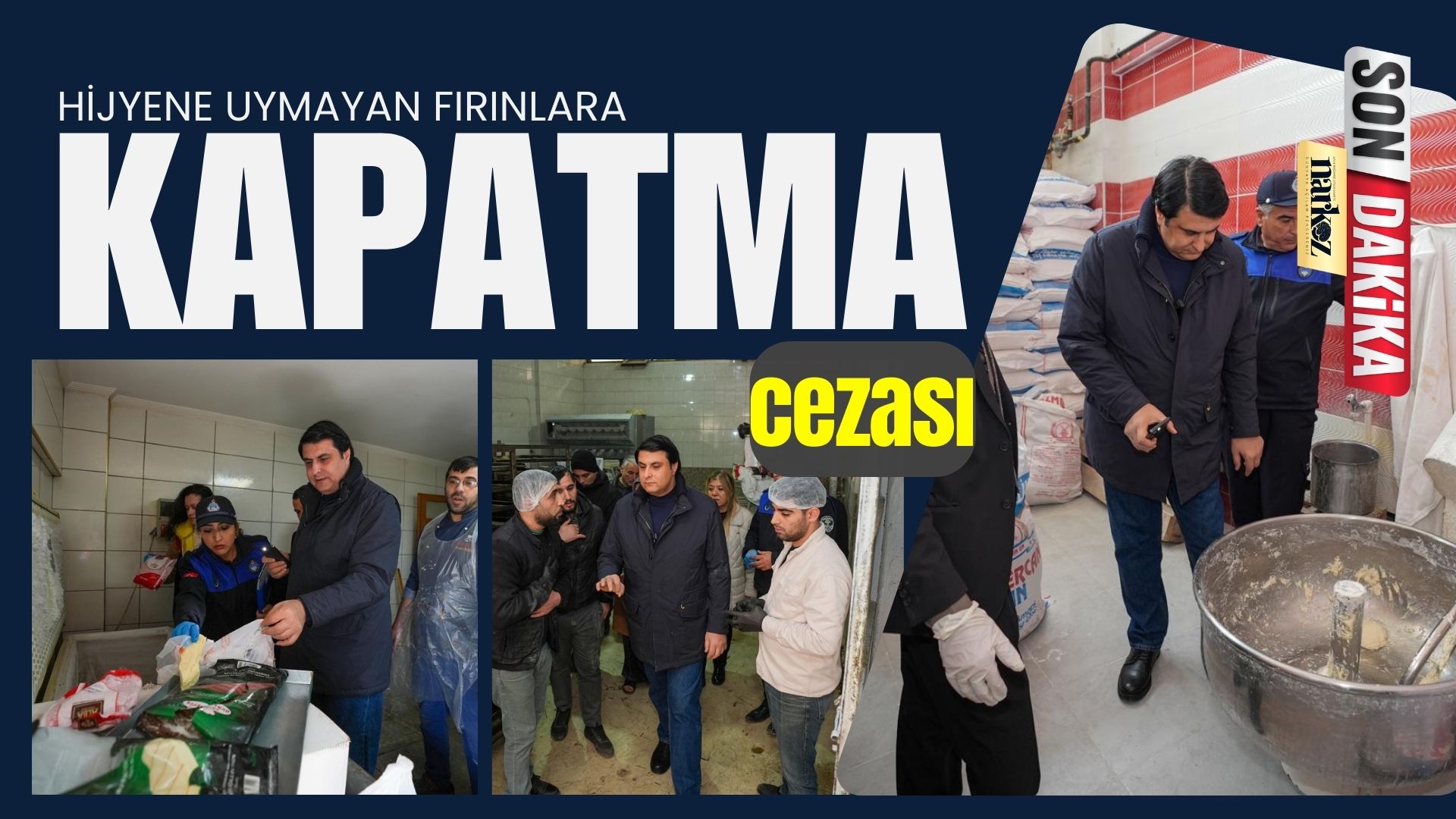 Şehitkamil’de Halk Sağlığını Tehdit Eden Fırınlara Kapatma Cezası Verildi