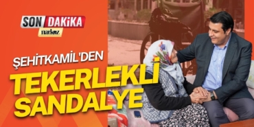 Şehitkamil'den İhtiyaç Sahiplerine Tekerlekli Sandalye