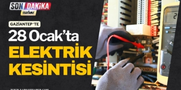 gaziantep elektrik kesintissi