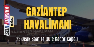 Gaziantep Havalimanı’nda Uçuşlara Kar Engeli Uzatıldı!