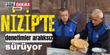 Nizip'te Zabıta ekiplerinden kapsamlı denetim