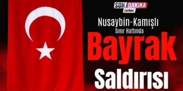 nusaybin kamışlı sınır hattında bayrak saldırısı