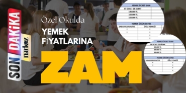 özel okulda - yemek- fiyatlarına-zam