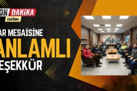  Başkan Yılmaz'dan Kar Mesaisine Anlamlı Teşekkür