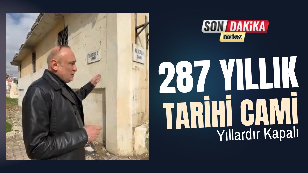 287 Yıllık Tarihi Cami Yıllardır Kapalı