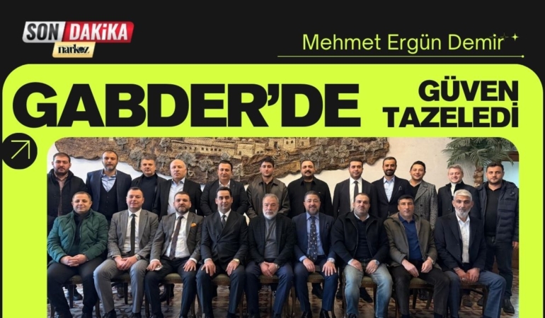 GABDER’de Demir, güven tazeledi! Mehmet Ergün Demir 3. kez başkan seçildi