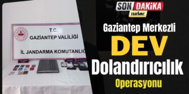 Gaziantep Merkezli Dev Dolandırıcılık Operasyonu 4 Tutuklama!