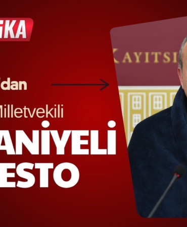 Gaziantep Milletvekili Ertuğrul Kaya'dan Battaniyeli Protesto