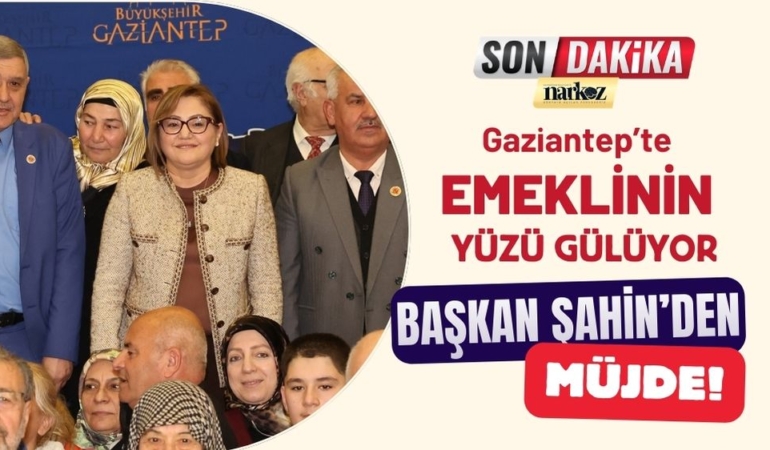 Gaziantep'te Emeklinin Yüzü Gülüyor Başkan Şahin İkinci Lokal Müjdesi Verdi!