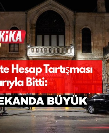 Gaziantep'te Hesap Tartışması Silahlı Saldırıyla Bitti Tarihi Mekanda Büyük Panik!