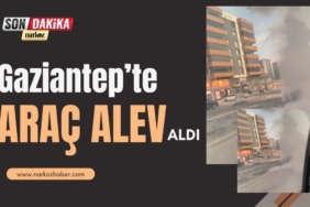 Gaziantep’te Seyir Halindeki Araçtan Dumanlar Yükseldi