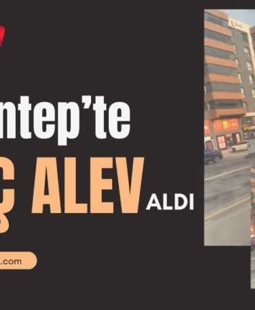 Gaziantep’te Seyir Halindeki Araçtan Dumanlar Yükseldi