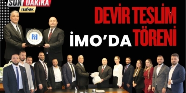 İMO’da devir teslim töreni